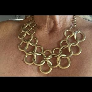 Stella and Dot gold necklace